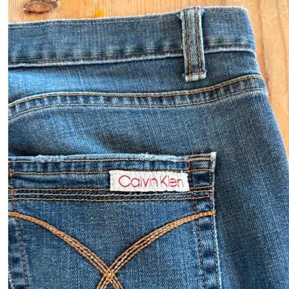 Vintage Calvin Klein Jeans Bootcut Denim 30 Medium Wash - Picture 5 of 10